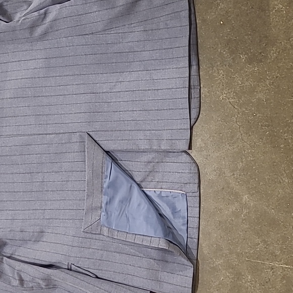 MADEWELL YARN DYED PINSTRIPE BLUE BLAZER - Picture 11 of 12